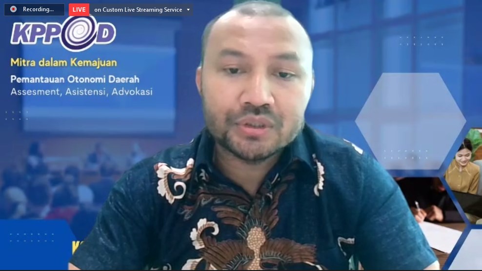 KPPOD Sebut Penyerapan Rendah APBD Sebagai Masalah Klasik